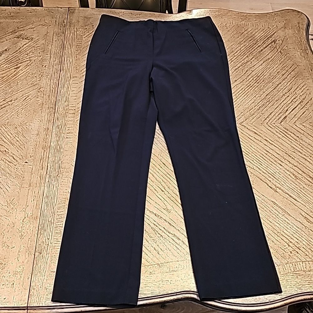 Navy comfy dress pants size 6S Style & co